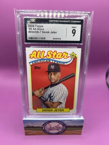 Derek Jeter 2024 Topps ‘89 All-Stars CGC 9-Yankees