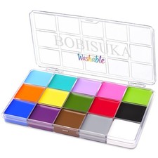 BOBISUKA 15 Color Face Body Paint 2.9 Ounce Pack of 1 , 15 Palette B
