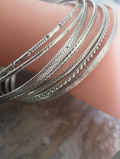 ANCIEN Bracelet Semainier en Argent massif 40 grs. GRAND model. MAGNIFIQUE !!!