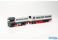 Herpa Wolter Koops Scania CS20 KüHlkoffer-HäNgerzug 315487