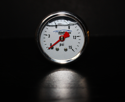 Fuel Pressure Gauge Intellitronix AFP01 1 1/2" Liquid Filled 1/8"NPT Free Ship! - Picture 2 of 3