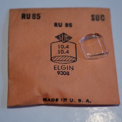 Uhrenglas SUC RU 85 - ELGIN - 9308 [NOS] (Watch crystal)