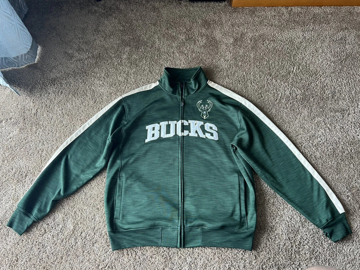 マジェスティック NBA ミルウォーキー バックス ジャケット 春秋仕様 