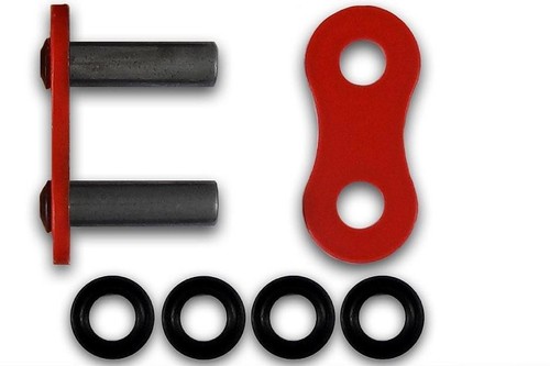 RK Chain Link 520 XSO Red Rivet Connecting Link - 第 1/4 張圖片