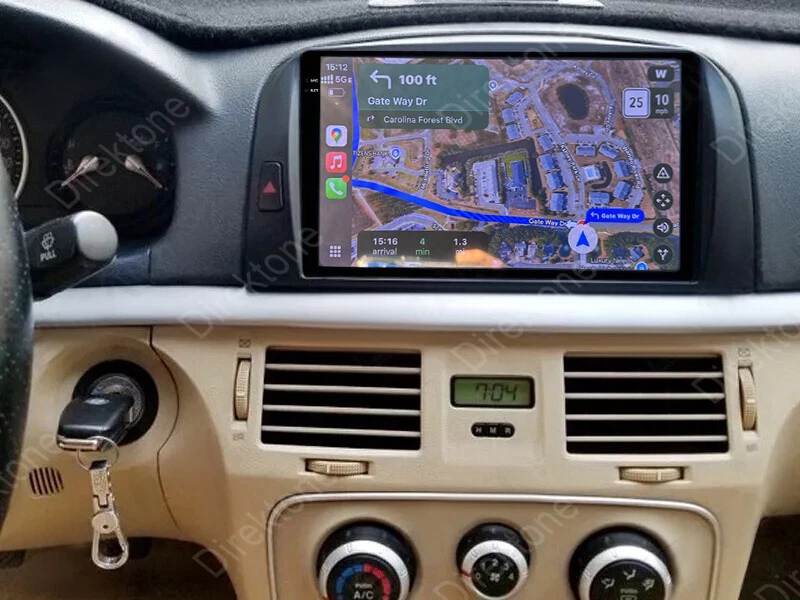 Android 13 Car Radio Stereo CarPlay BT GPS Navi For 2004-2008 Hyundai Sonata NF Foto 2 de 4