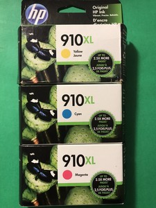 hp 910xl color ink cartridges