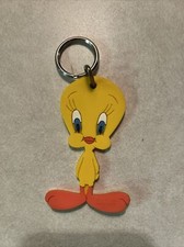 Vintage Super Cute 1989 Warner Bros. Tweety Bird Keychain