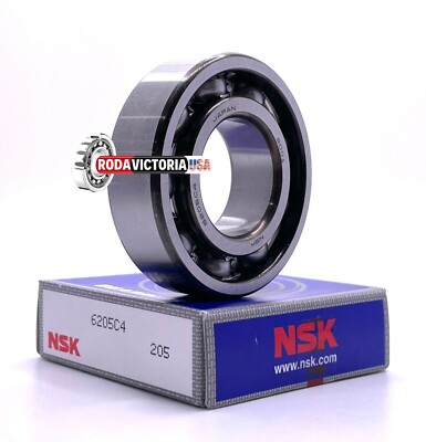 NSK 6205 C4 OPEN, NO SEALS JAPAN Ball Bearing 25x52x15mm | eBay