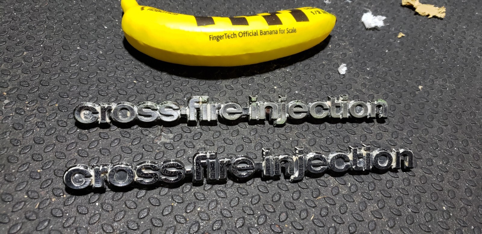 1982 Corvette Crossfire Injection Chrome Emblem Badge 82 | OEM ...