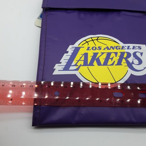 Vintage NBA Stadium Los Angeles Lakers Soft purple Insulated Lunch Bag sack s3 - Picture 4 of 10