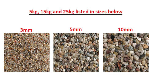 large bag of aquarium gravel