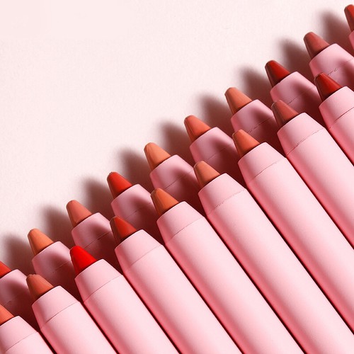 Lápiz labial mate resistente al agua Velvet Nude Lip Liner taza antiadherente K - Imagen 11 de 36