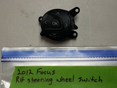 2012 FORD FOCUS OEM RIGHT VOLUME RADIO AUDIO CONTROL SWITCH STEERING WHEEL