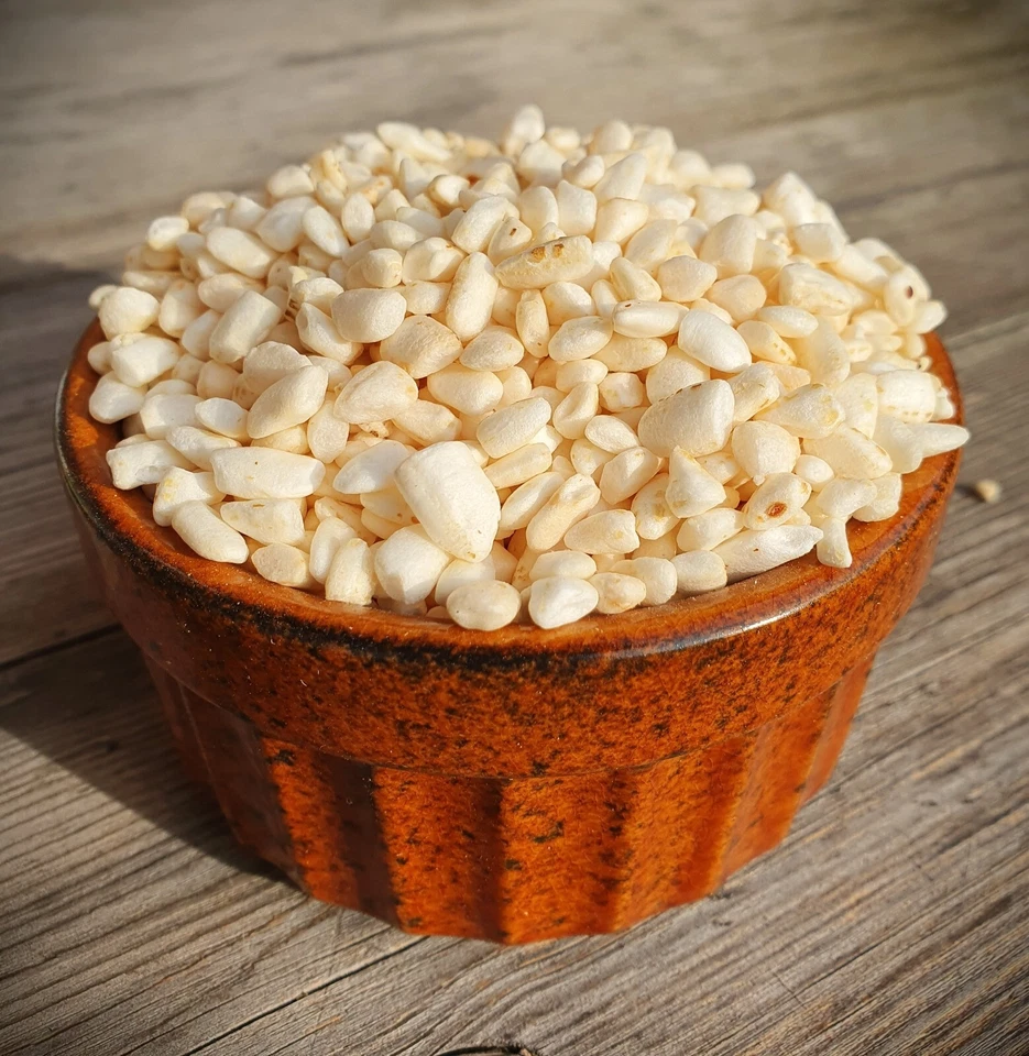 400g - 1,3 Kilo  PUFFREIS, Reis gepoppt, gepufft -  für Hunde zum BARFen ! - Bild 2 von 3