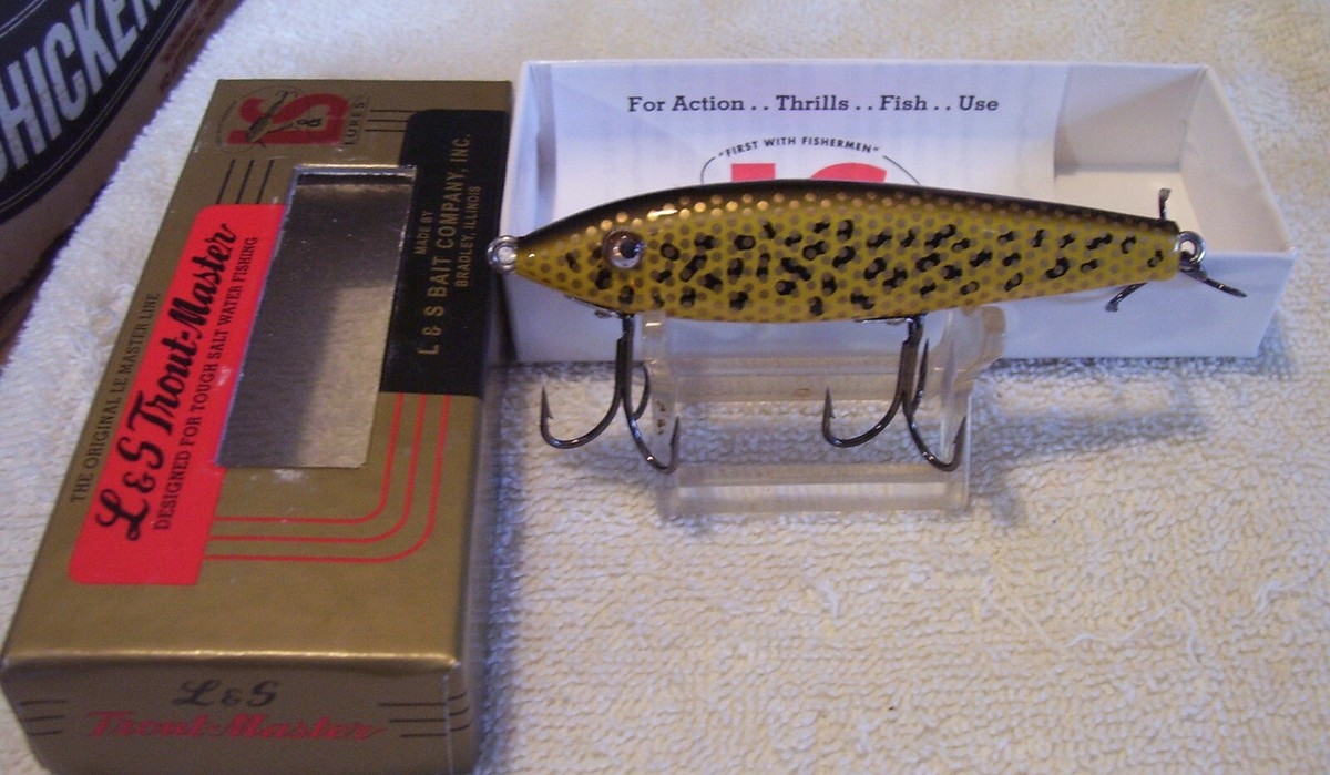 L&S TROUT MASTER 01324 – Esca Limited Edition 1/2500 Per Acqua Salata, Nuova In Scatola (3,5'')