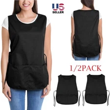 2Pcs Cobbler Aprons with 2 Pockets for Women Men Fast Drying Polyester Fabr USA