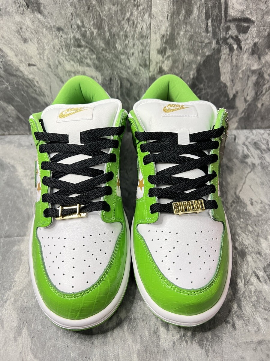 NEW Nike SB Dunk Low Supreme Stars Mean Green|Men's Size 6.5 NEW Nike SB Dunk Low Supreme Stars Mean Green|Men's Size 6.5