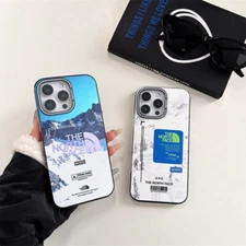 Snow Mountain Scenery Anti-drop IPhone Phone Case for 16 15 14 13 12 11 XR 8 7