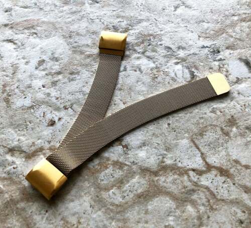 Gold Color Milanese Quick Fit Band for Garmin tactix 7 Pro Bravo Charlie -A26B22 - Picture 2 of 7