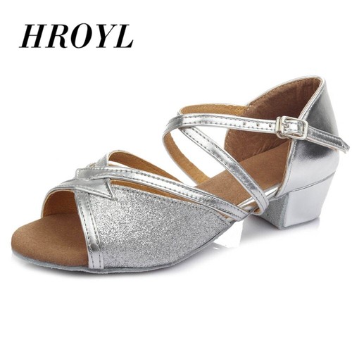 Ballroom Dance Shoes Woman Kids Girl's Latin Dancing Shoes Practice Sandals