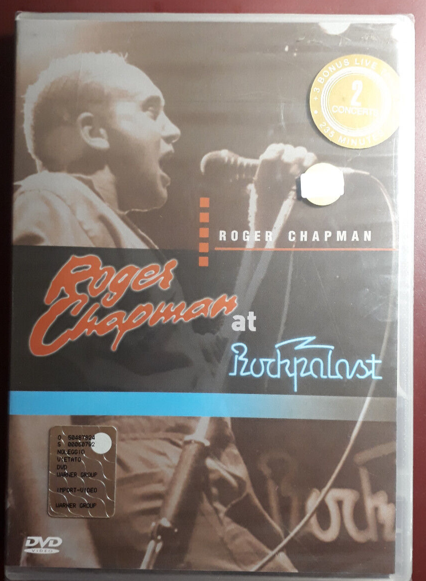 ROGER CHAPMAN- AT ROCKPALAST +3 BONUS *DVD BRAND NEW SEALED NUOVO SIGILLATO