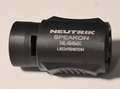 NEUTRIK NL4MMX COUPLEUR SPEAKON 2 OU 4 POINTS - Photo 1/2