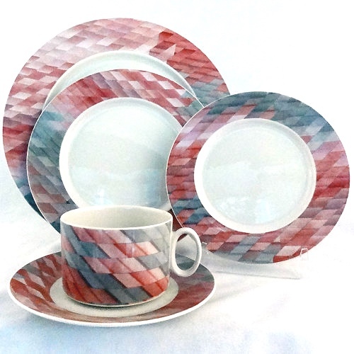 COLLAGE by Villeroy & Boch 5 Piece Place Setting NEW NEVER USED made Luxembourg - Picture 1 of 12