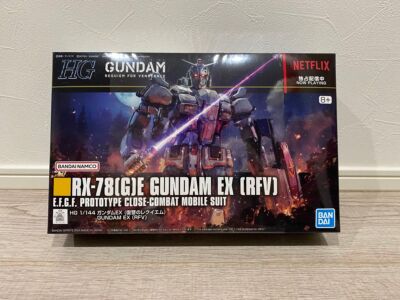 HG Gundam Requiem for Vengeance RX-78(G)E Gundam EX (RFV) 1/144