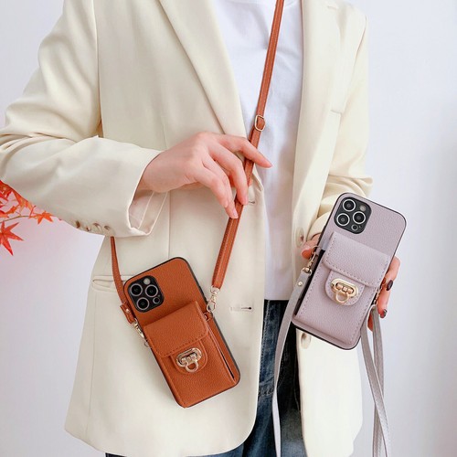 For Huawei Honor Crossbody Leather Wallet Card Bag Case Cover Stand Women Girls - Picture 2 of 18