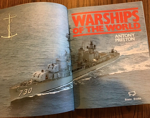 Warships of the World, Antony Preston, 1983, HB, Illustr, Six main types WWI-WW2 - Picture 5 of 13