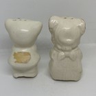 Royal Ware Teddy Bear 3” Salt & Pepper Shakers Painted Vintage — photo 3