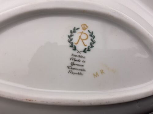Vintage Reichenbach Porcelain Handled Serving Relish Dish E Germany - Picture 4 of 4