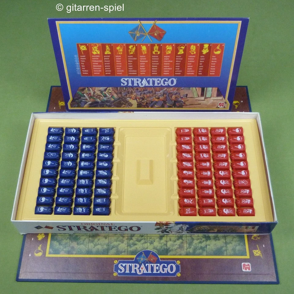 Original Stratego - Komplett Top! Luxusausgabe mit großen Figuren von Jumbo 3498 - Bild 2 von 4