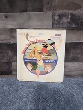 1981 Disney Cartoon Parade Volume 1 VTG CED RCA SelectaVision VideoDisc