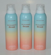3 NEW BATH  BODY WORKS MIDSUMMER DREAM CLEANSING BODY MOUSSE FOAM WASH 5.3 OZ