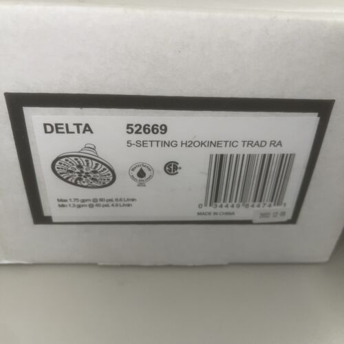 Delta 52669 1.75 GPM Multi Function Shower Head - Chrome