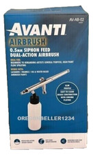 BRAND NEW Dual-Action Siphon Feed AIRBRUSH KIT SET Hobby Cake Art