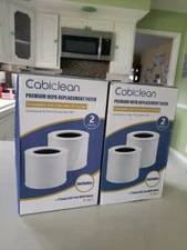CabiClean 2 Pack Core Mini-RF Premium 3 Layer Defense Hepa Filters 2 Boxes New