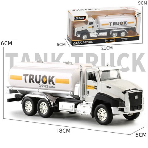 1/50 Scale Kids Garbage Truck Toys Model Car Diecast Pull Back Toy Cars Gift|US - Picture 20 of 23