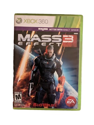 Mass Effect 3 (Microsoft Xbox 360, 2012) GREAT CONDITION 