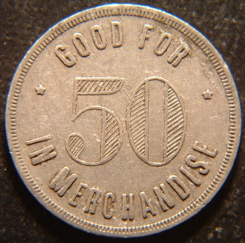 COAL & LUMBER SCRIP, RICHWOOD, WEST VIRGINIA, WV, RICHWOOD STORE CO