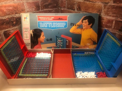 Battleship Vtg 1971 Classic Naval Combat Battle Game Milton Bradley #4730