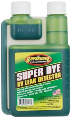 Supercool A/c Leak Detection Dye Green 8oz