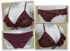 Xhilaration womens Lace Ruffle bikini TOPS OR...