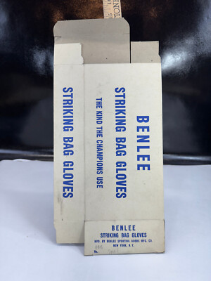 Vintage BOX ONLY Benlee Striking Bag Gloves / Boxing Glove b
