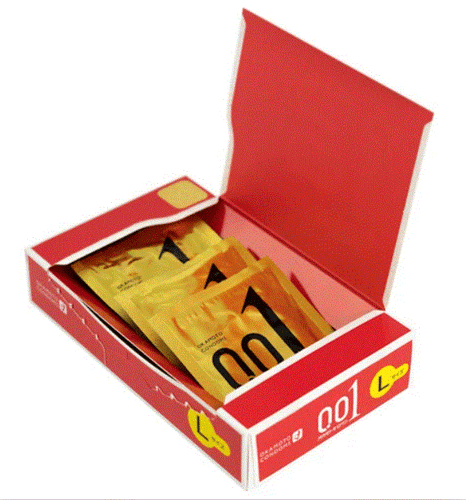 OKAMOTO 001 L Large Size Polyurethane Condoms 3 pcs x 10 boxes - US Seller - Picture 3 of 5