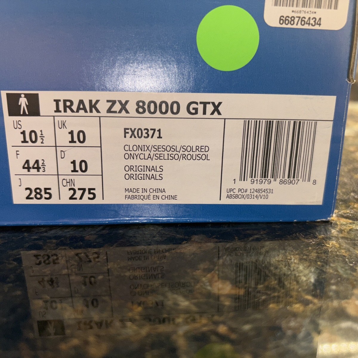 のん　 Sz 10.5 Adidas x IRAK ZX 8000 Gore-Tex A-ZX Series Orange Suede