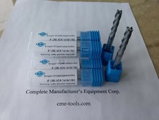 6pcs 1/4"x1-1/8x3 long length Carbide End Mills Tialn Coated 4 Flt S/E --new