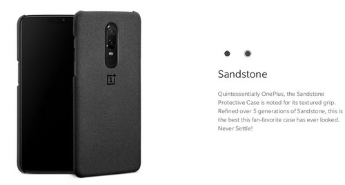 100 % Original OnePlus 6T 7 6 offizielle Sandstein Kohle Silikon Hülle Cover - Bild 5 von 30
