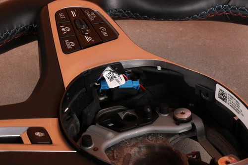 BMW X3 G01 M F97 X4 G02 F98 LCI PALETTES CUIR VOLANT D'ORIGINE 9G02693 - Foto 15 di 16